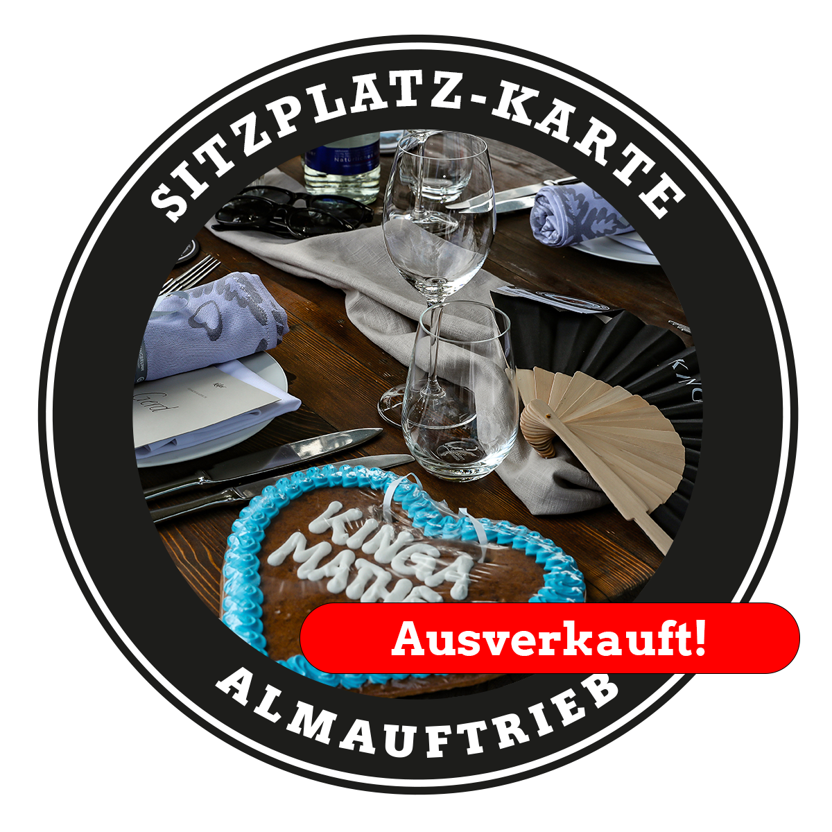 Almauftrieb Tegernsee 2025 - Sitzplatz