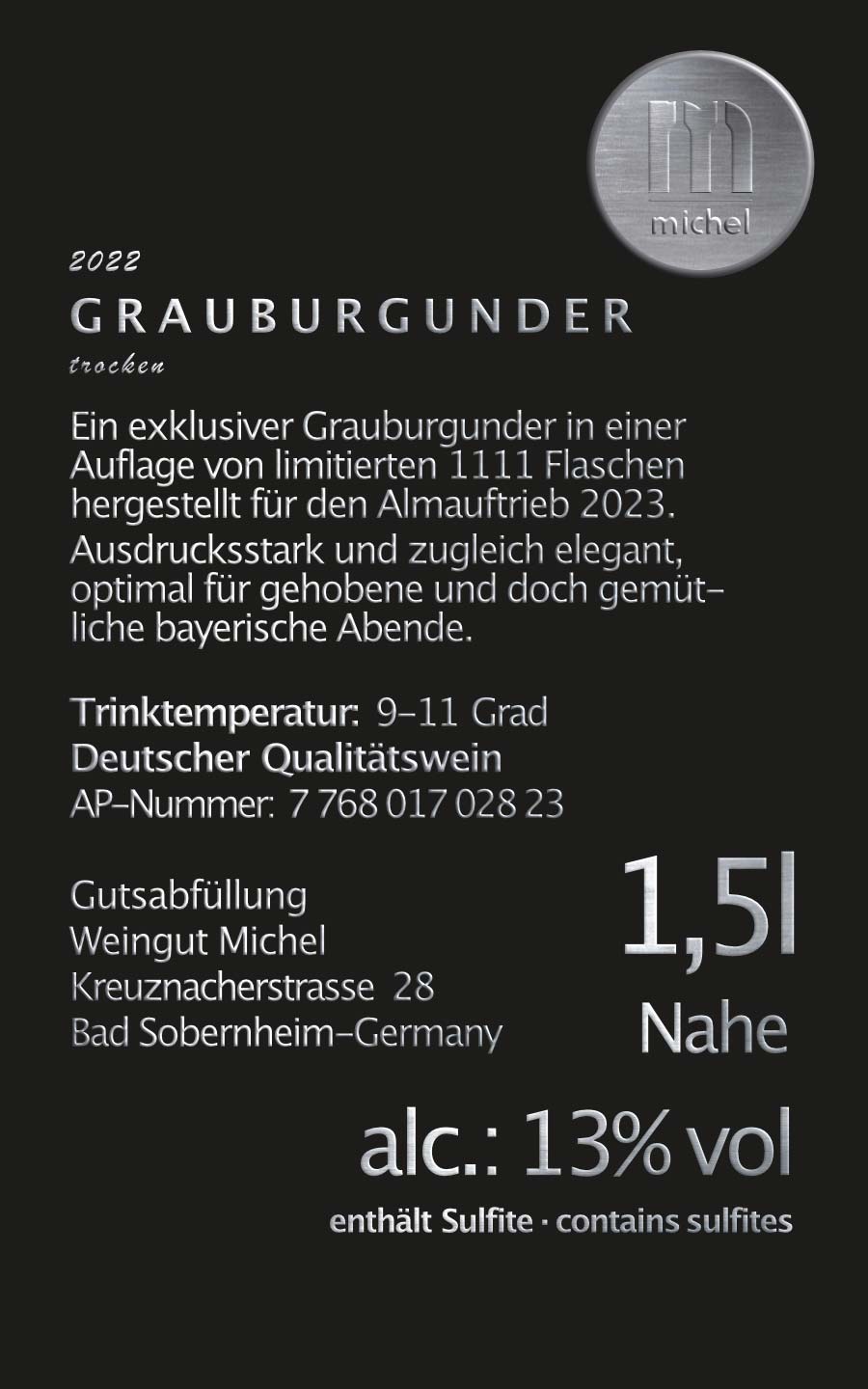 Almauftrieb Grauburgunder 2022 (Magnum 1,5L)